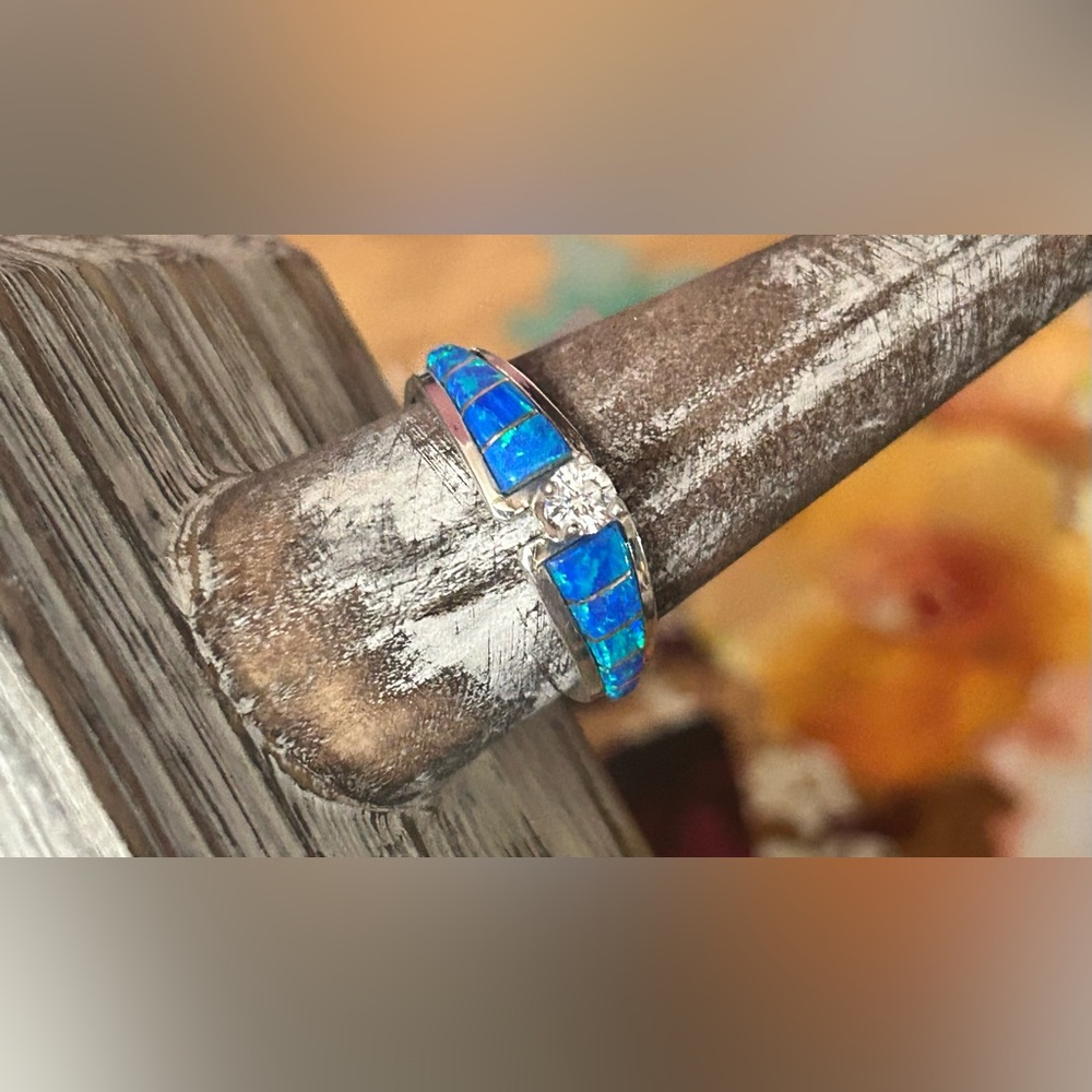 NWT Marlene S. Zuni Handmade Opal Ring